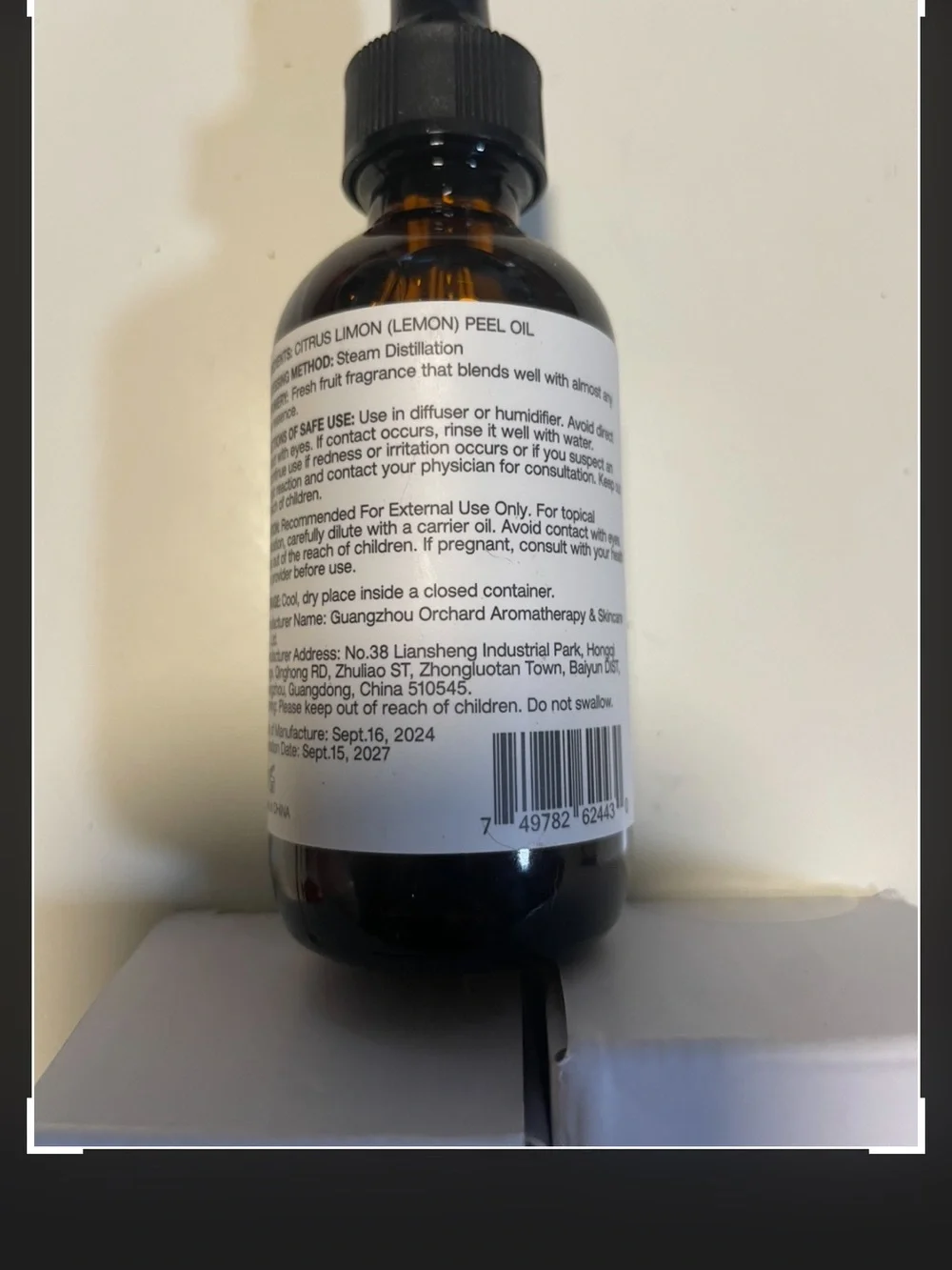Lemon Essential Oil - Yellow
